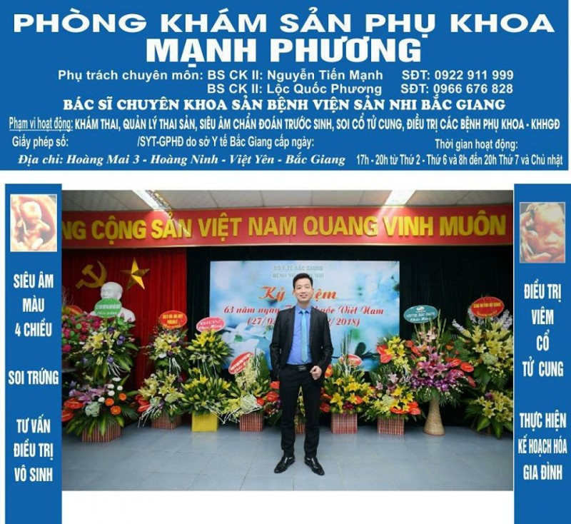 5 Phòng khám sản phụ khoa uy tín nhất tỉnh Bắc Giang