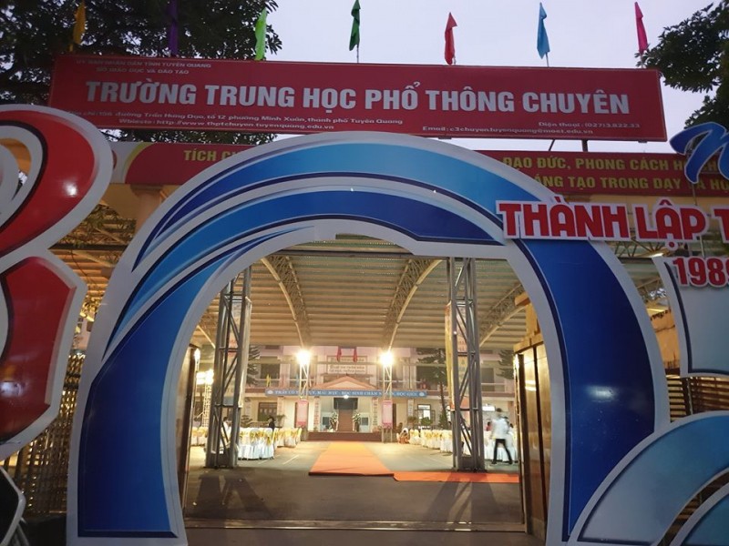 8 Trường THPT có view đẹp nhất tỉnh Tuyên Quang