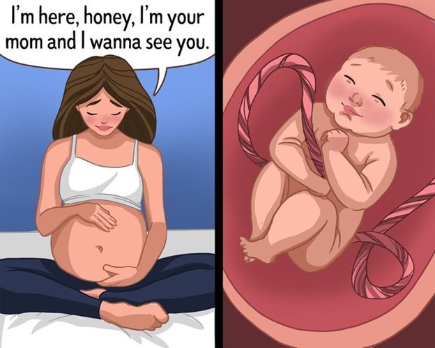 3 cách giúp trẻ sơ sinh giao tiếp và cảm nhận mọi thứ tốt nhất từ trong bụng mẹ