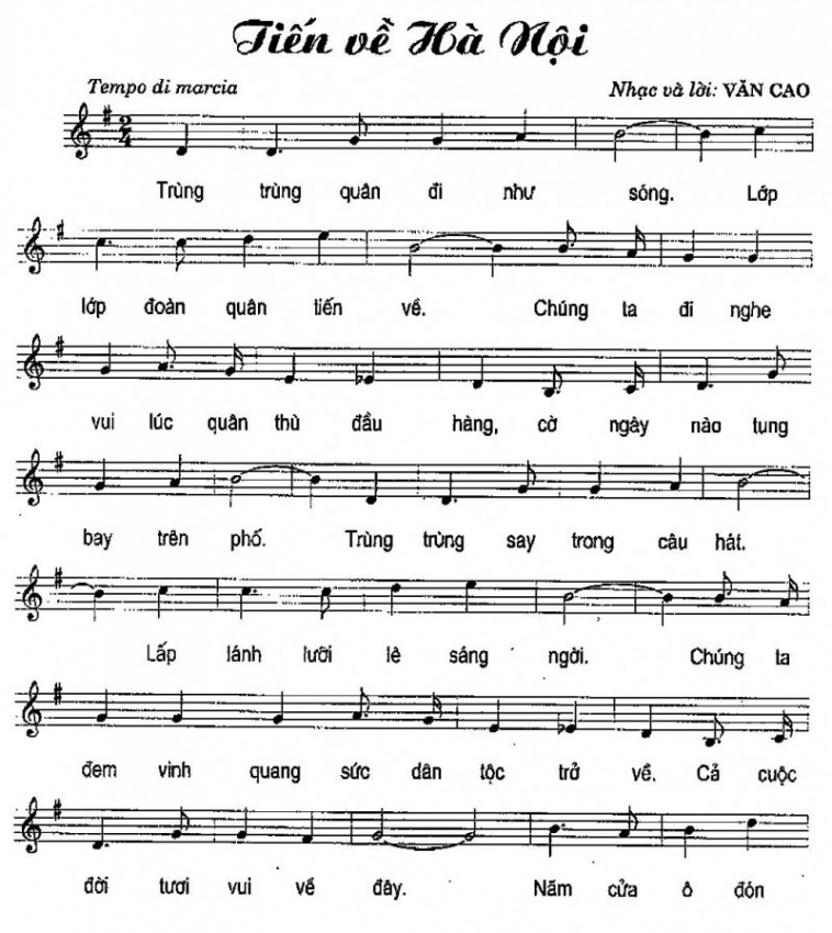 5 Bài hát hào hùng nhất viết về ngày giải phóng thủ đô 10/10/1954.