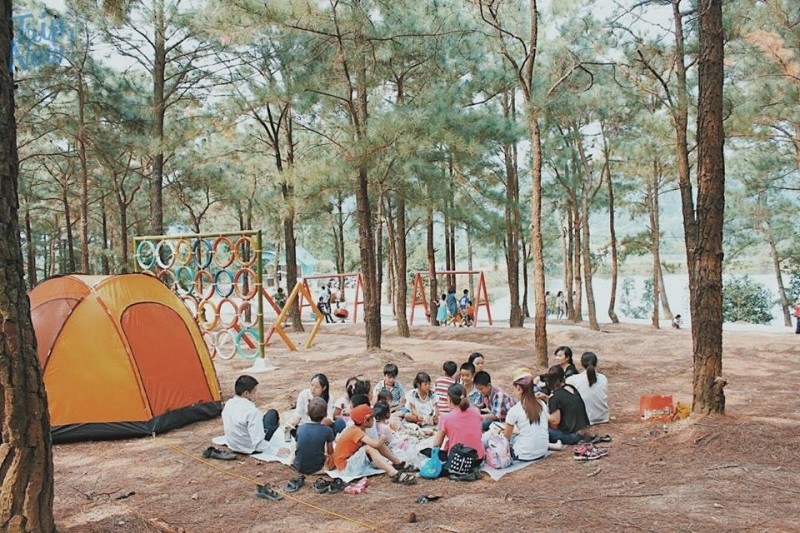 18 địa điểm cắm trại gần hà nội
