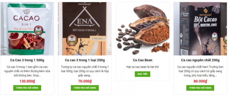 7 địa chỉ bán bột cacao nguyên chất tốt nhất tỉnh đắk lắk