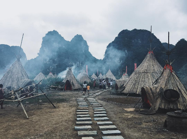 Ngôi làng thổ dân phim trường Kong Skull Island ở Tràng An