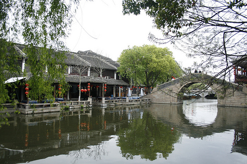 Thị trấn cổ Châu Trang đẹp bình dị giữa trời thu