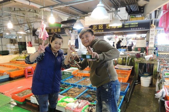 Hải sản tươi ở Đài Loan