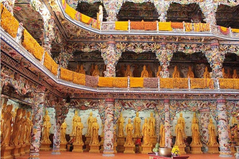 chùa linh phước – vẻ đẹp độc đáo của kiến trúc phật giáo