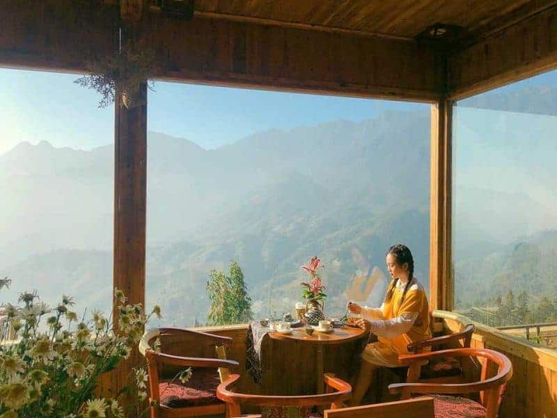 viettrekking cafe sapa khiến du khách mê mẩn với view đẹp ngắm toàn cảnh núi rừng tây bắc