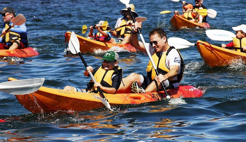 #2 –  Trải nghiệm mạo hiểm chèo thuyền kayak tại Chày Lập Riverside