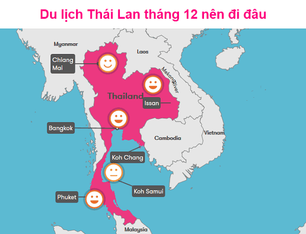 Du lịch Thái Lan tháng 12 thời tiết có đẹp không, nên đi đâu chơi?
