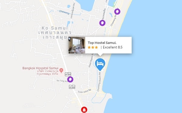 du lịch koh samui, những khách sạn ở koh samui tốt, giá rẻ kèm địa chỉ, giá phòng