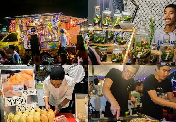 đột nhập chợ đêm artbox bangkok, chợ container siêu độc đáo