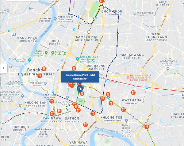 Khách sạn 5 sao ở trung tâm Bangkok đặt phòng ngay ưu đãi tới 50%