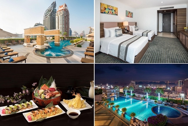 du lịch bangkok, khách sạn 5 sao ở trung tâm bangkok đặt phòng ngay ưu đãi tới 50%