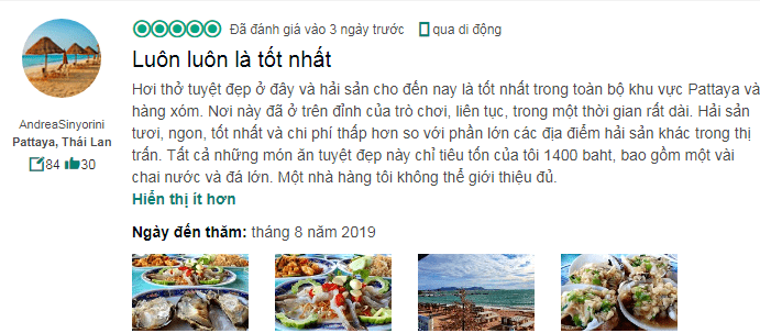 du lịch pattaya, review 5 địa chỉ ăn hải sản ngon nhất ở pattaya tươi sống, giá rẻ