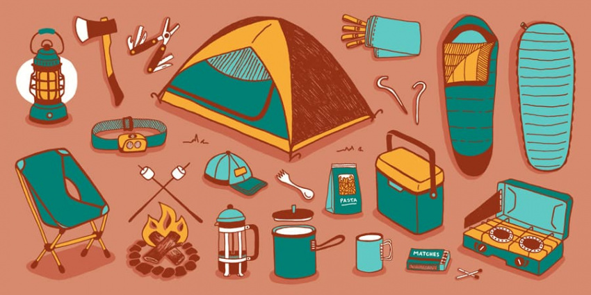Đi cắm trại cần mang theo những gì?, Cắm Trại