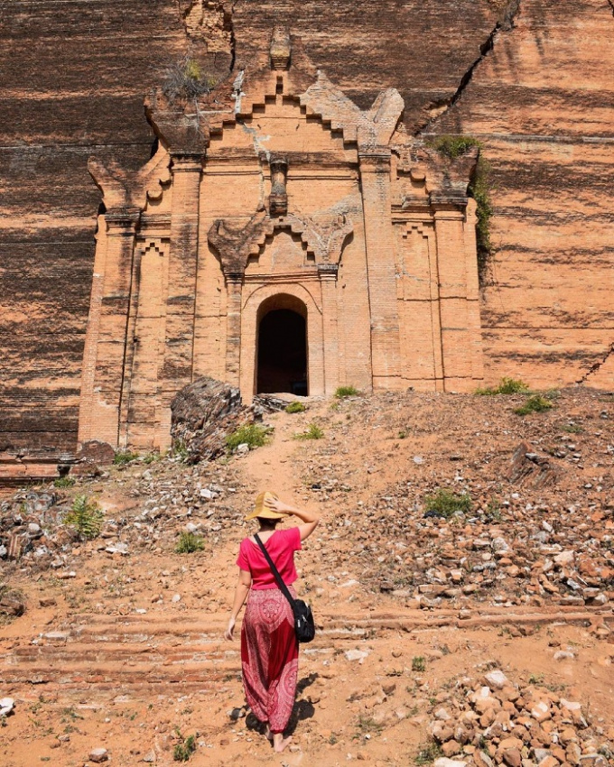 bảo tháp mingun pahtodawgyi, bảo tháp mingun pahtodawgyi - tàn tích đẹp huyền bí trên đất myanmar