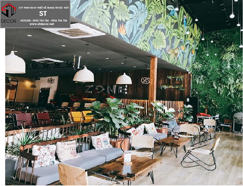 6 mẫu thiết kế quán cà phê vỉa hè đẹp nhất hiện nay 2020