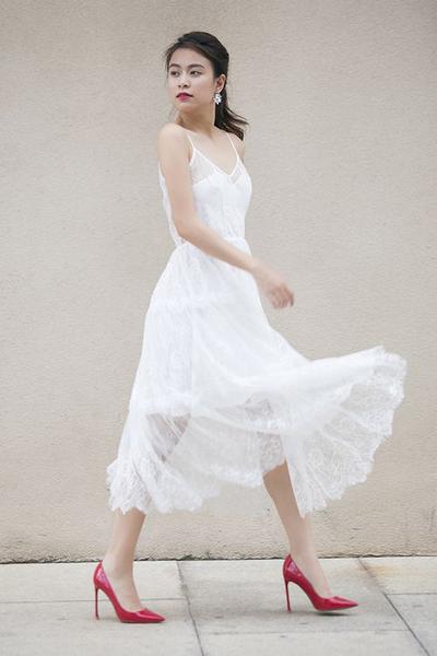 Chia sẻ với hơn 91 phối váy trắng với giày mới nhất  cdgdbentreeduvn