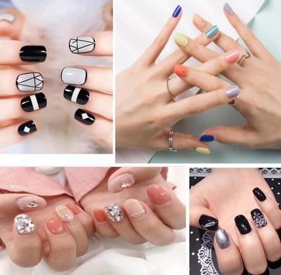  xu huong (635),  lam dep (995),  nails (188),  son mong tay (101), thêm sắc màu hot trend với vô vàng kiểu nail đẹp cho móng ngắn