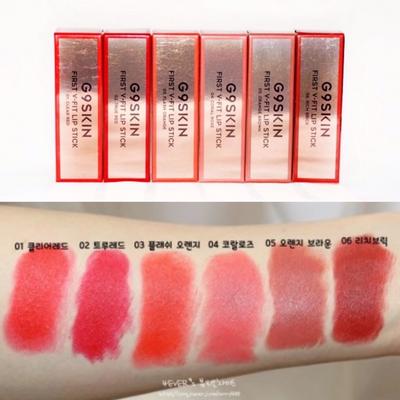  son li (289), son thoi (212), son moi (494), review son (608), my pham han (895), cho nàng cùng ngắm, bảng màu g9 skin first v-fit lipstick có màu nào đáng sắm không?