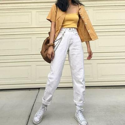 5 cách phối đồ với quần jeans cạp cao cho nàng tự tin khoe dáng đẹp