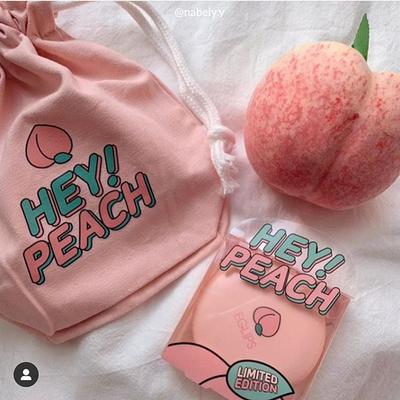 da mịn màng bắt sáng nhờ phấn phủ eglips hey peach blur powder pact limited edition