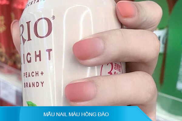 những mẫu nail màu hồng đẹp