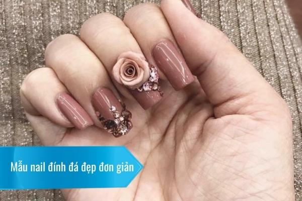 mẫu nail đẹp nail đính đá giá tốt Tháng 8 2023  Mua ngay  Shopee Việt Nam