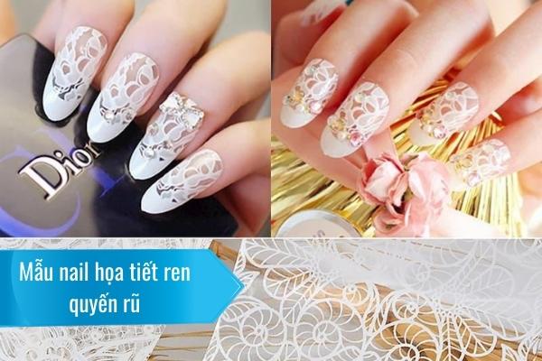 10+ mẫu móng tay đẹp cho cô dâu ngày cưới