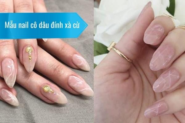 10+ mẫu móng tay đẹp cho cô dâu ngày cưới