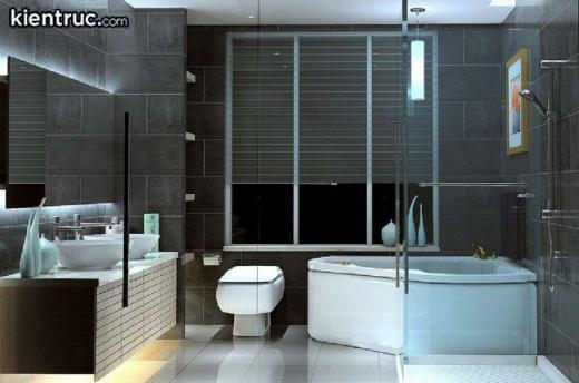phòng tắm đẹp hiện đại, phòng tắm đơn giản mà đẹp, thiết kế nội thất hiện đại, trang trí nội thất, trang trí nội thất phòng tắm đẹp hiện đại như thế nào cho hài hòa