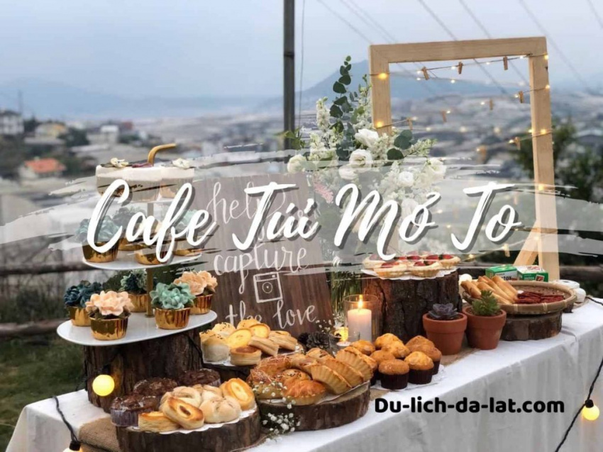 Review cafe Túi Mơ To Đà Lạt: điểm check in cực HOT hiện nay