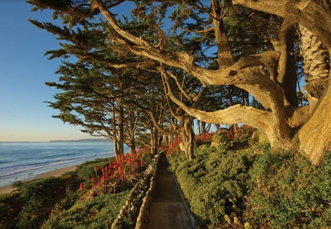 , cận cảnh biệt thự cũ của tổng thống nixon bên bờ biển california