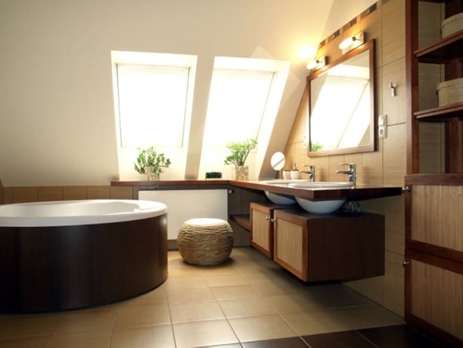 Những mẫu phòng tắm đa dạng về phong cách thiết kế