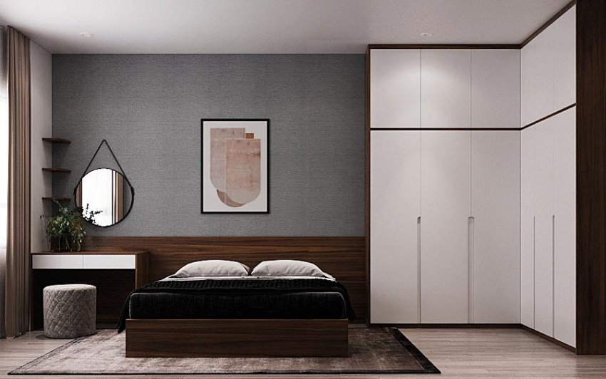 , không gian hiện đại tối giản trong căn hộ 3 ngủ xinh tươi