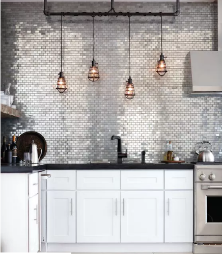 , quên đi màu trắng đơn điệu, tường bếp có cả ngàn mẫu bắt mắt cho bạn thoải mái lựa chọn