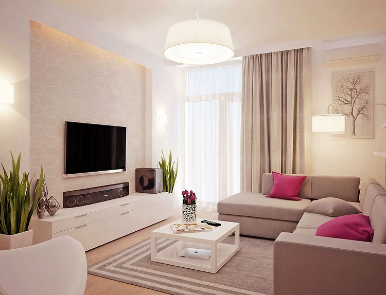, 8 mẫu phòng khách đẹp tinh tế với tông màu be chủ đạo