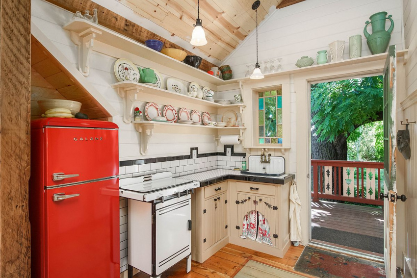 , phòng bếp phong cách trang trại: không gian nấu nướng hoàn hảo cho mùa thu