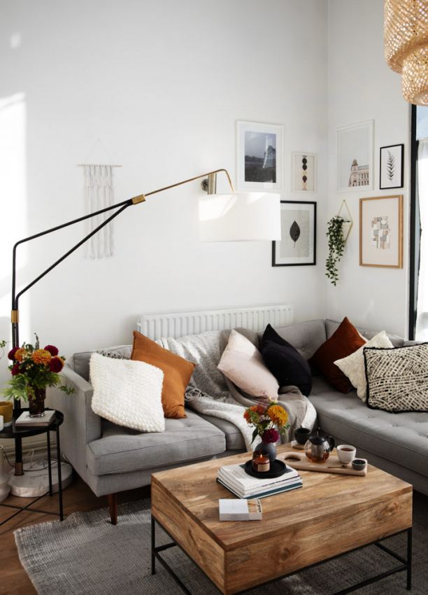 , 15 ý tưởng bài trí phòng khách nhỏ đơn giản đầy phong cách