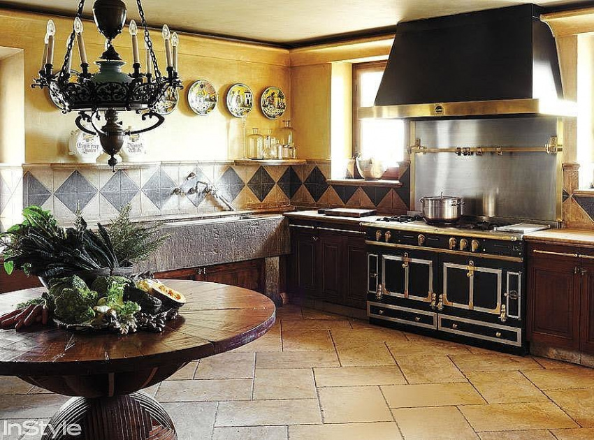 , những căn bếp đẹp mê hồn trong nhà của người nổi tiếng