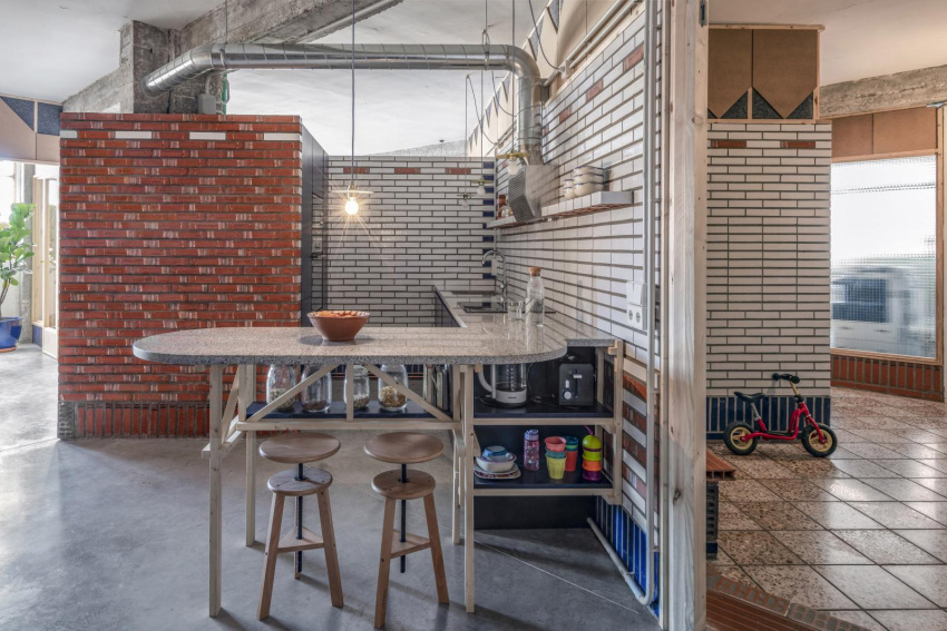 , 10 phòng bếp với quầy bar ăn sáng do kiến trúc sư thiết kế