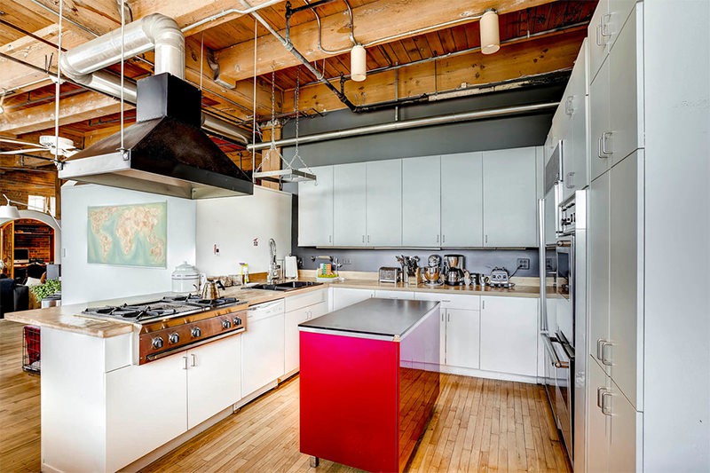 , 10 căn bếp thiết kế theo phong cách công nghiệp tuyệt đẹp