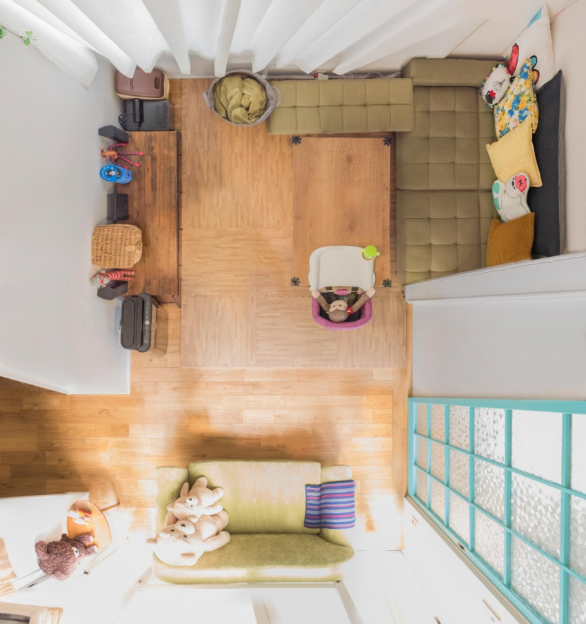 , căn hộ siêu nhỏ thoáng đẹp và tiện nghi dành cho gia đình trẻ ở nhật