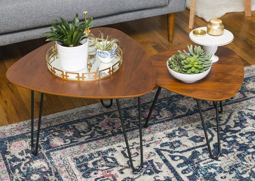 10 mẫu bàn trà phong cách dành cho phòng khách nhỏ hẹp