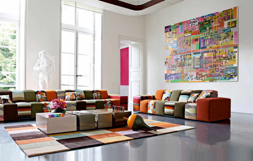 , trang trí phòng khách đẹp với những gam màu mùa thu