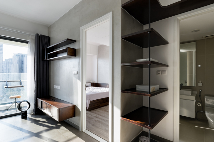 Thiết kế nội thất tối giản, căn hộ 50m2 rộng thênh thang