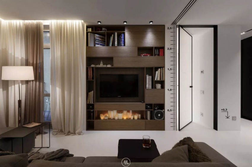 , căn hộ 44m2 được thiết kế theo phong cách tối giản đẹp ở mọi góc nhìn