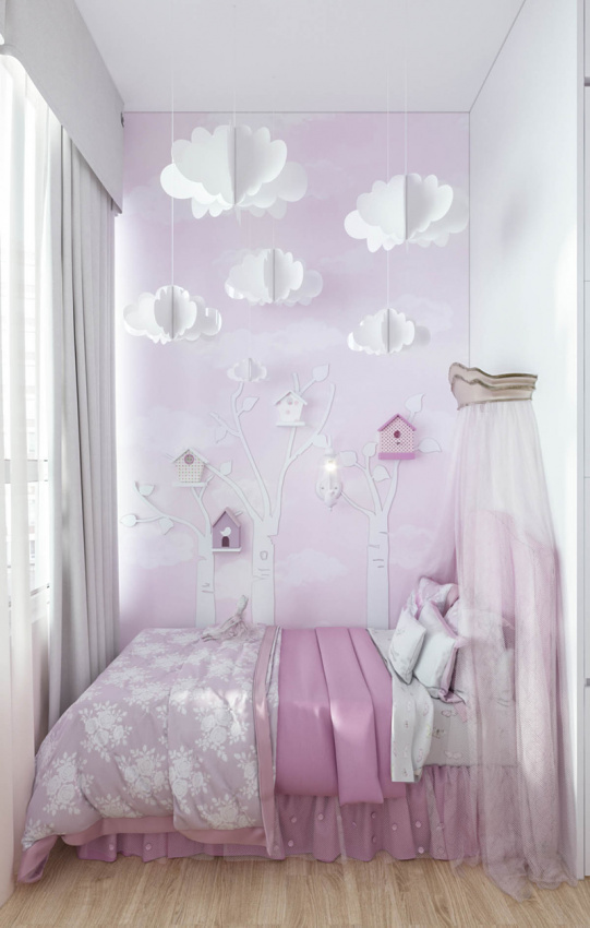 , 9 mẫu phòng ngủ bé gái có thiết kế độc đáo với sắc hồng - trắng ngọt ngào