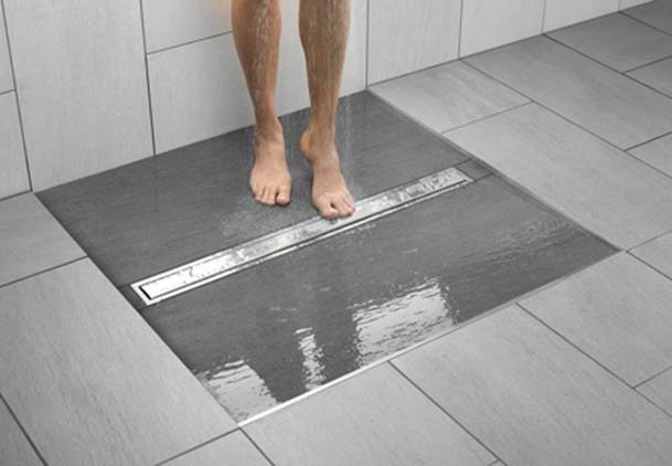 , những nhà tắm khiến bạn dễ lầm tưởng không có chỗ thoát nước
