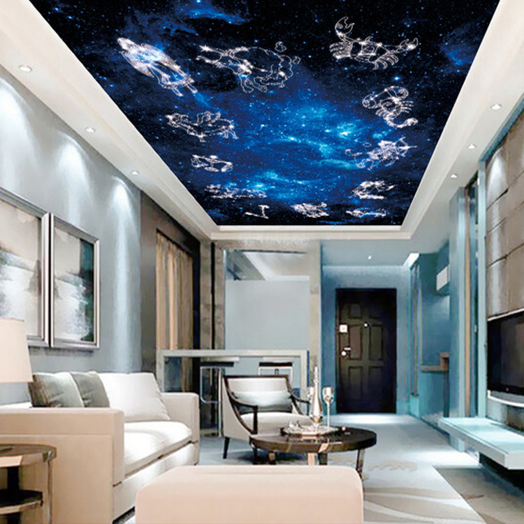 , trần nhà 3d ảo diệu mang lại cảm giác mới lạ trong không gian sống